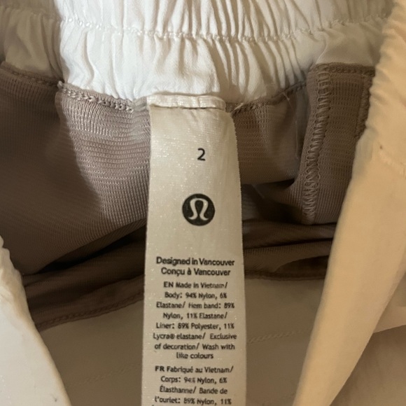 Lululemon White Shorts - Picture 3 of 3